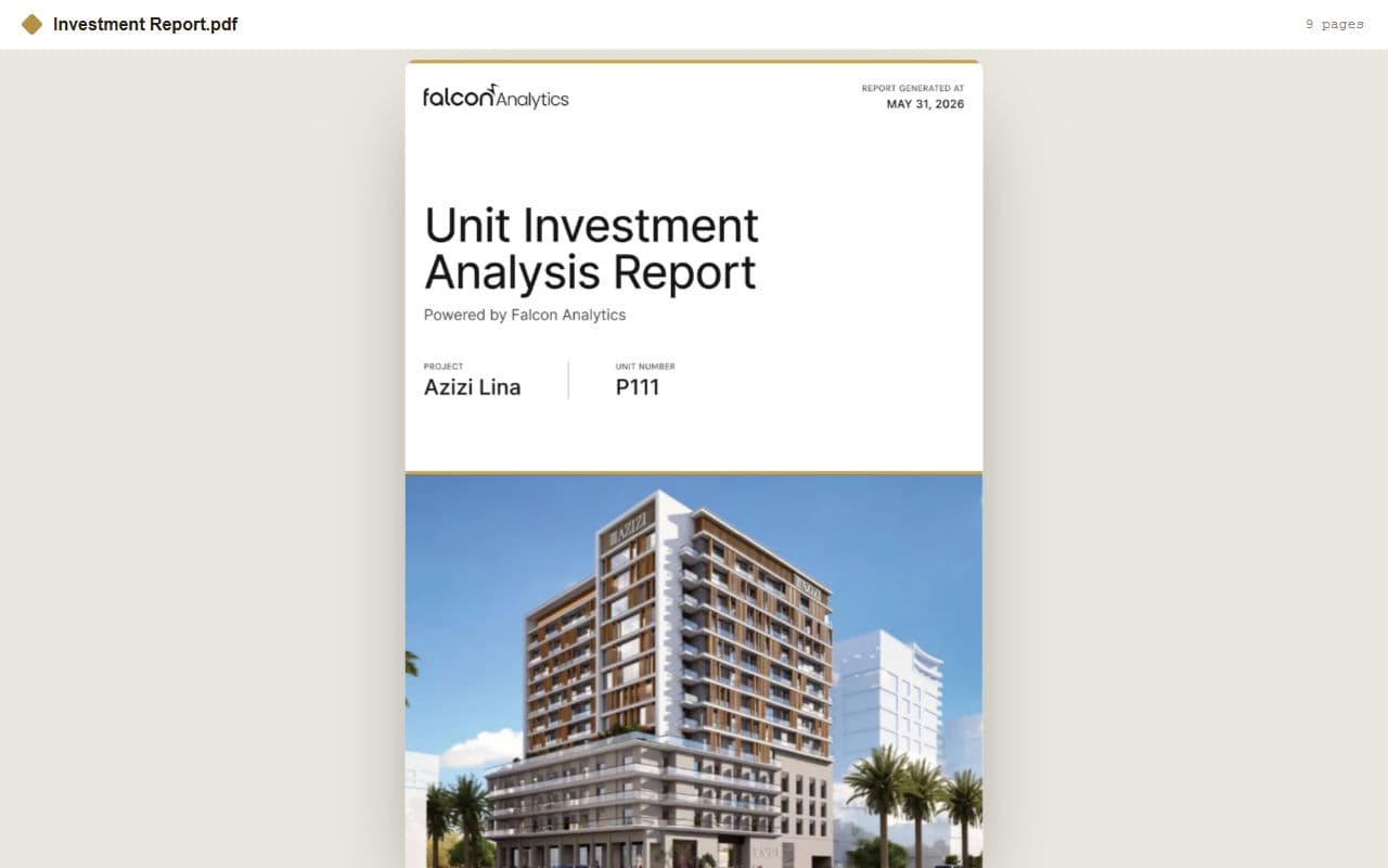 Investment report cover